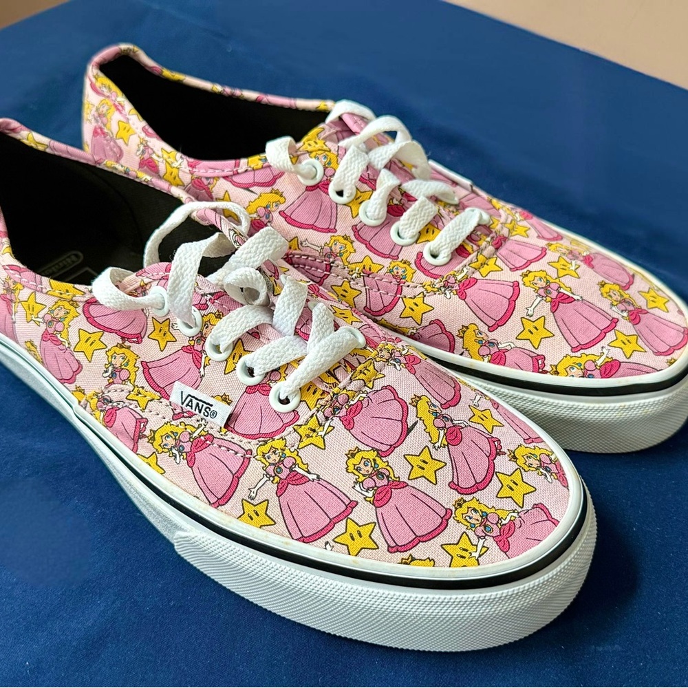 Princess Peach Shoes from the 2016 Nintendo × Vans collaboration